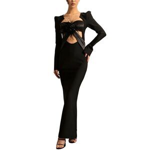 Camila Blanco Womens  Maxi Dress